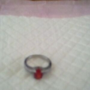 Fashion Jewelry Women's Ring Set - Silver, Black, Blue